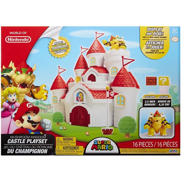 Super Mario Mushroom Kingdom Castle Playset (Bild 1 av 2)