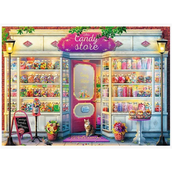 Pussel 500 Bitar Candy Store (Bild 2 av 2)