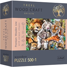 Trefl Wood Pussel Wild Cats 501 Bitar