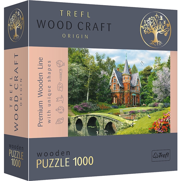 Trefl Wood Pussel Castle in a Park 1000 Bitar (Bild 1 av 5)