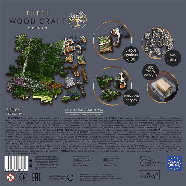 Trefl Wood Pussel Castle in a Park 1000 Bitar (Bild 5 av 5)