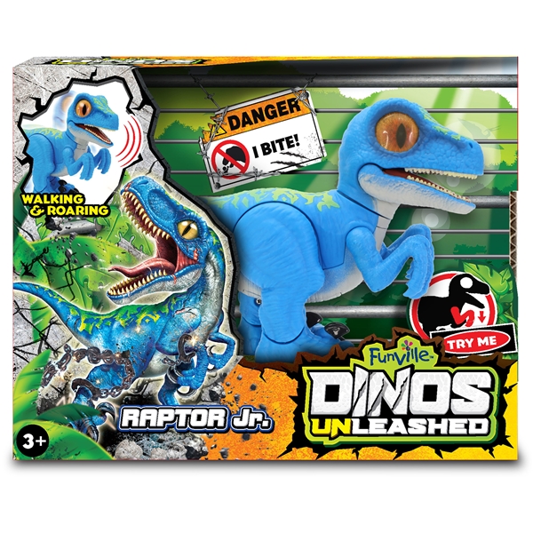 Dinos Unleashed Raptor Jr Dinosaurie (Bild 1 av 4)