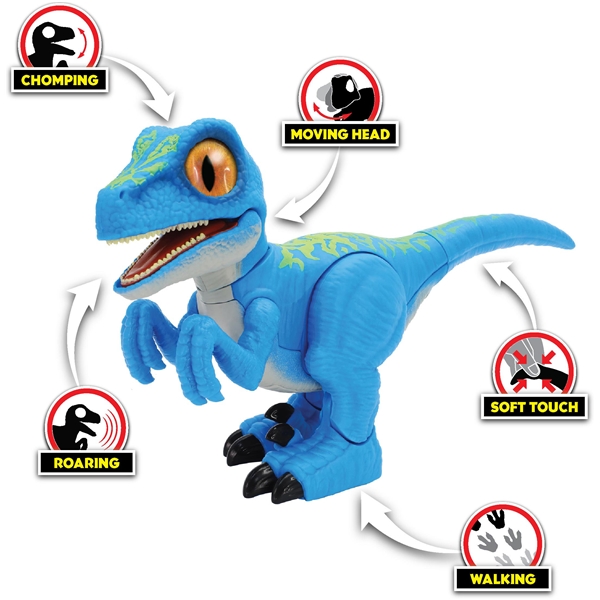 Dinos Unleashed Raptor Jr Dinosaurie (Bild 3 av 4)