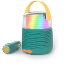 Högtalare Karaoke Kit Mic LED Blå