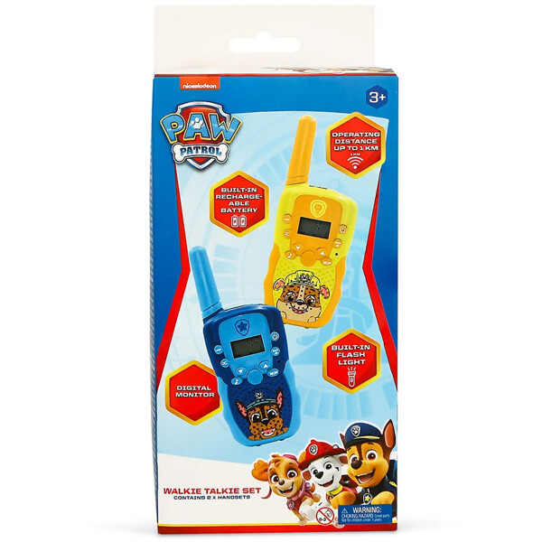 Walkie Talkie Paw Patrol Digital LCD LED (Bild 4 av 4)