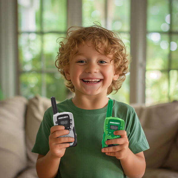 Walkie Talkie Minecraft Digital LCD LED (Bild 2 av 3)