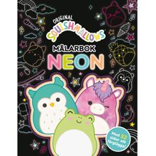 Squishmallows: Målarbok Neon