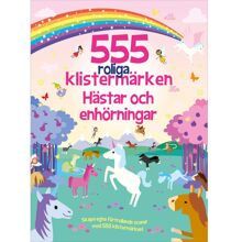 Pysselbok: Klistermärken Hästar & Enhörningar