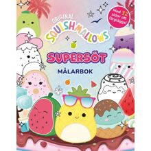 Målarbok: Squishmallows Supersöt