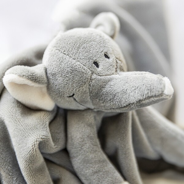 Diinglisar Snuttefilt Elefant Grå (Bild 3 av 3)