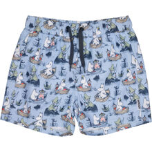 86-92 cl - Mumin Båtfolk Badshorts Ljusblå