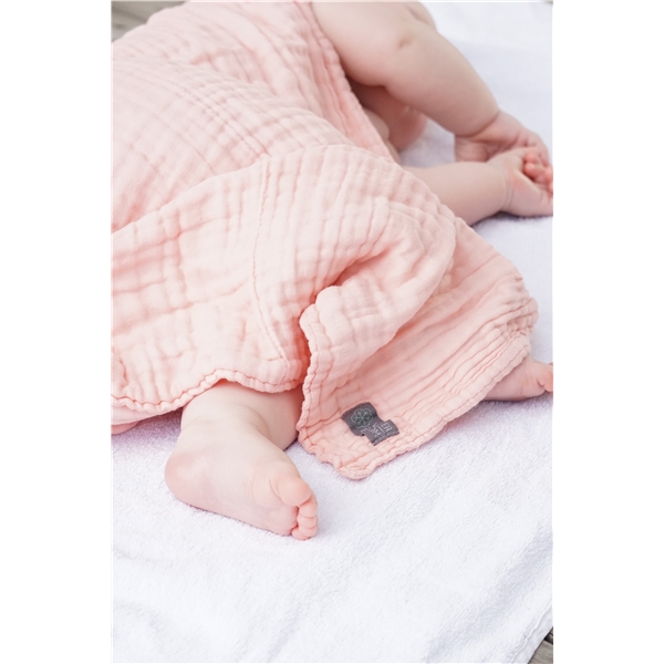 Vinter & Bloom Filt Layered Muslin EKO Dusty Rose (Bild 3 av 7)