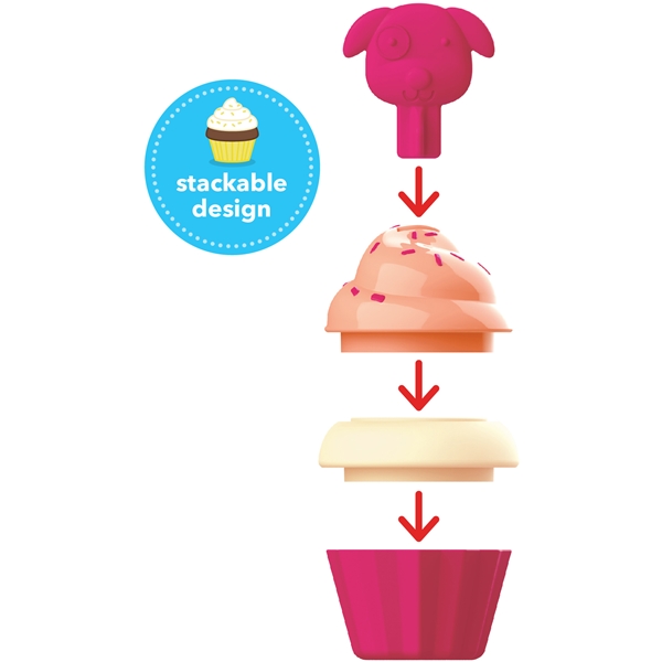 Skip Hop Zoo Sort & Stack Cupcakes (Bild 2 av 11)