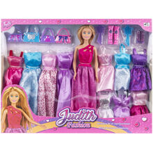 Judith Docka + 11 Klänningar & Tillbehör