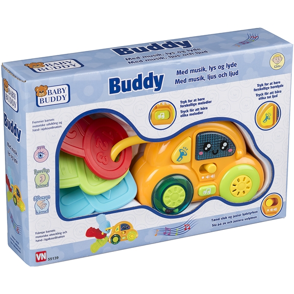 Baby Buddy Bil med Nycklar & Ljud (Bild 1 av 2)