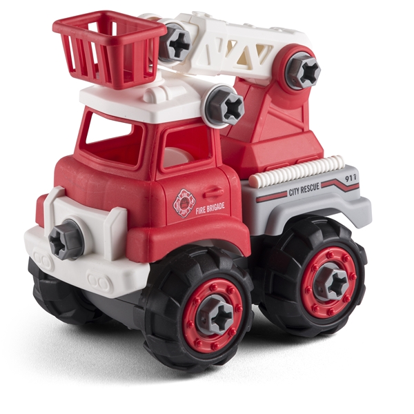 Speed Takeapart Brandbil med Skruvdragare (Bild 1 av 3)