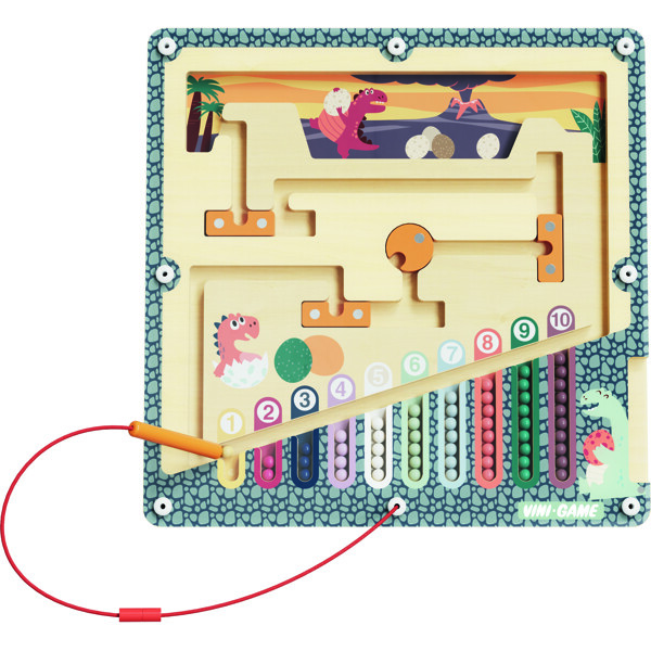 Dinosaur Trä/Magnet Spel (Bild 2 av 4)