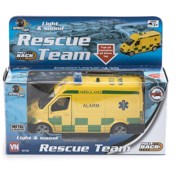 Svensk Ambulans m. Ljus & Ljud (Bild 1 av 2)