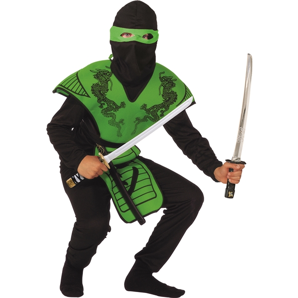 Grön Ninja Fighter