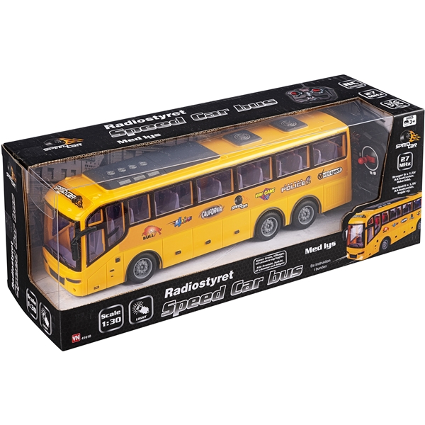 Speed Car R/C Buss 1:30 med Ljus (Bild 1 av 2)