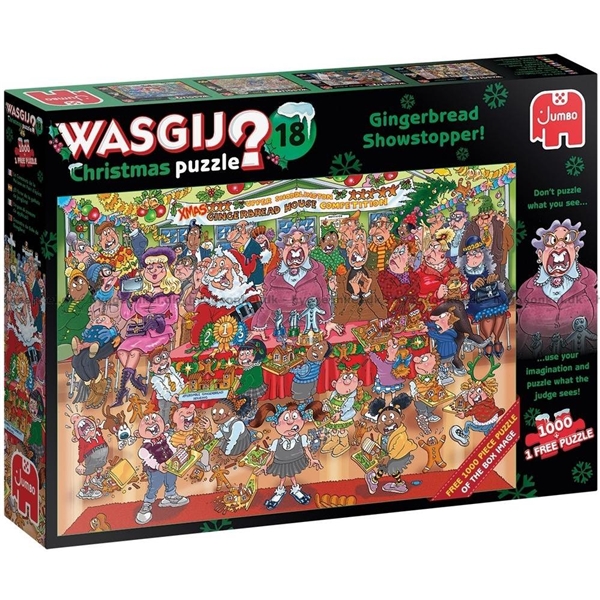 Wasgij Christmas 18 Gingerbread Showstopper x 2 (Bild 1 av 2)