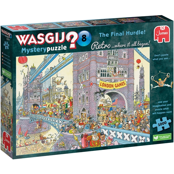 Wasgij Retro Mystery 8 The Final Hurdle! (Bild 1 av 2)