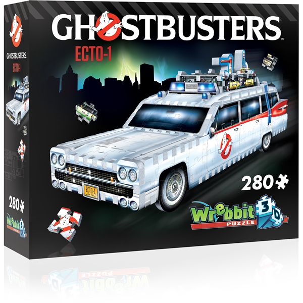 Wrebbit 3D Pussel Ghostbustersbil (Bild 1 av 6)