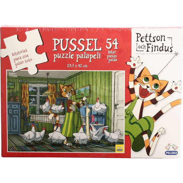 Pettson & Findus Pussel A3 54 bitar