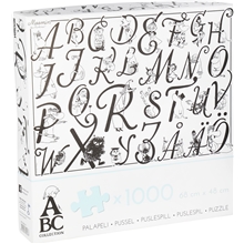 Pussel 1000 Bitar Mumin Alfabet