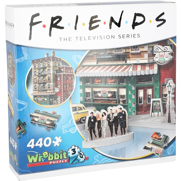 Wrebbit 3D Pussel Friends Central Perk (Bild 1 av 5)