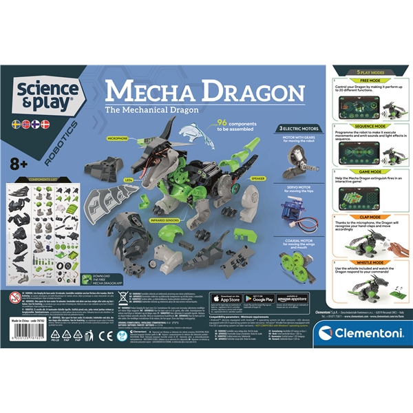 Clementoni Mecha Dragon Robot (Bild 3 av 9)