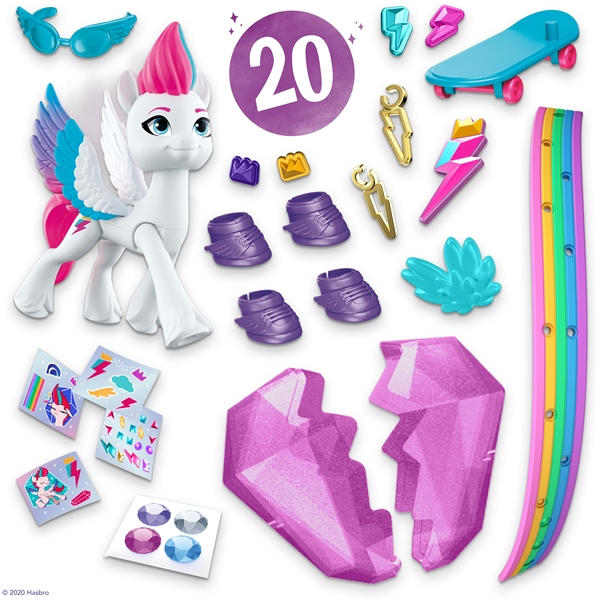 My Little Pony Crystal Adventure Zipp Storm (Bild 3 av 4)