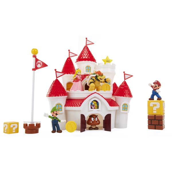 Super Mario Deluxe Playset Mushroom Kingdom Castle (Bild 5 av 5)