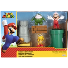 1 set - Super Mario Diorama Set Desert