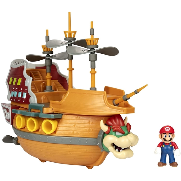 Super Mario Deluxe Bowser's Airship Playset (Bild 2 av 6)