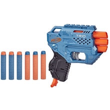 Nerf Elite 2.0, Blaster motorisé Phoenix CS-6, 12 fléchettes Nerf, viseur,  Rails Tactiques, Points de Fixation, &  Basics Piles Rechargeables