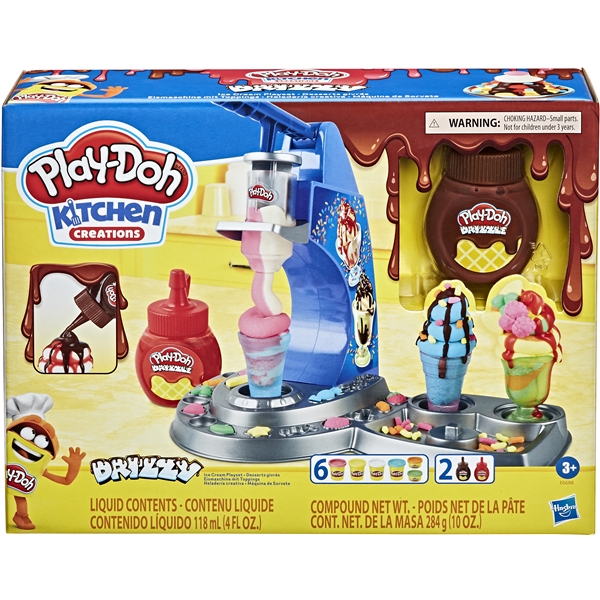 Play-Doh Drizzy Ice Cream Playset (Bild 1 av 7)