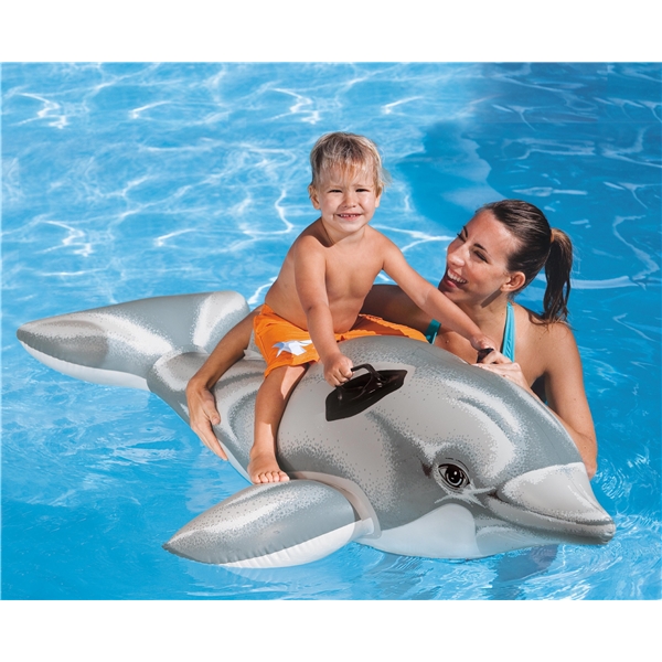 INTEX Liten Delfin Ride-On (Bild 2 av 3)