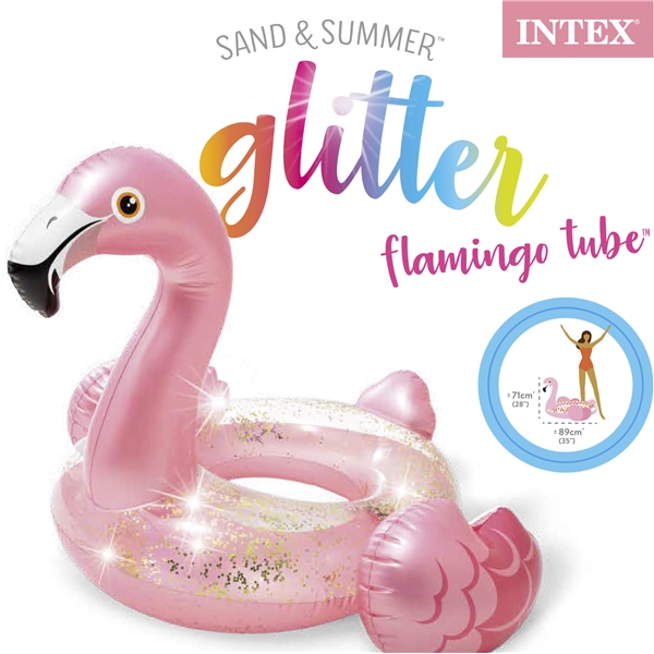 INTEX Badring Glitter Flamingo (Bild 4 av 4)