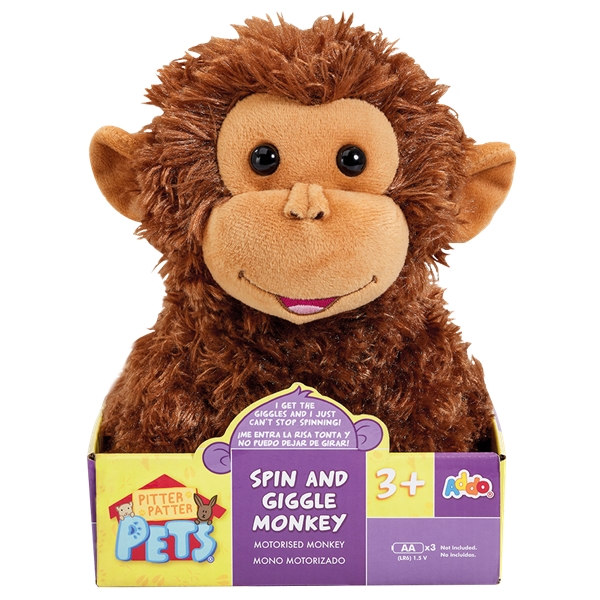 Happy Pets Spin & Giggle Monkey (Bild 1 av 2)