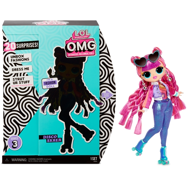 L.O.L. Surprise OMG Doll Series 3 Roller Chick (Bild 1 av 4)