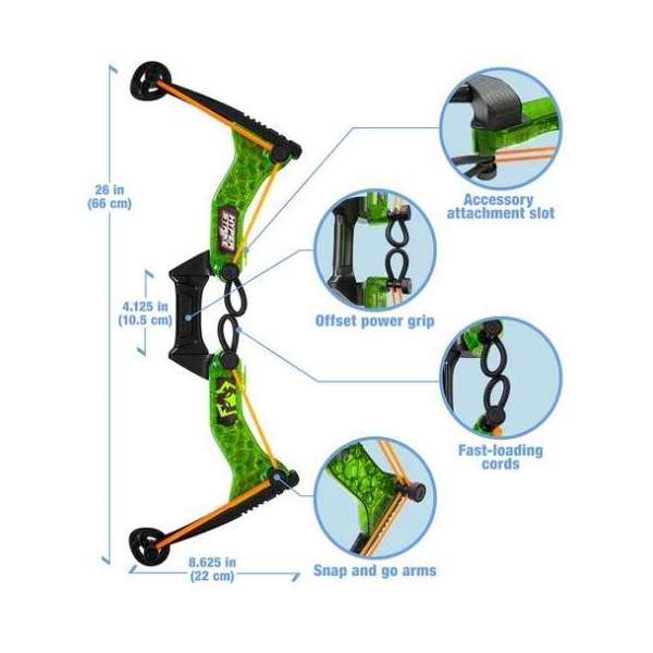 Hyper Strike Bow Orange/Green (Bild 2 av 3)